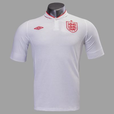 2012 England Home Retro Soccer Jersey