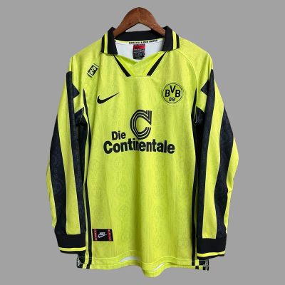96/97 Dortmund Home Long Sleeve Retro Soccer Jersey