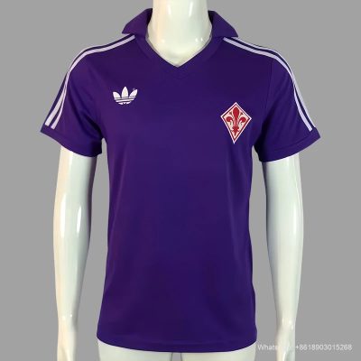 79/80 Fiorentina home Retro soccer jersey