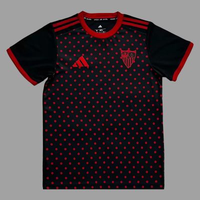 25/26 Sevilla Black Pre-Match Jersey