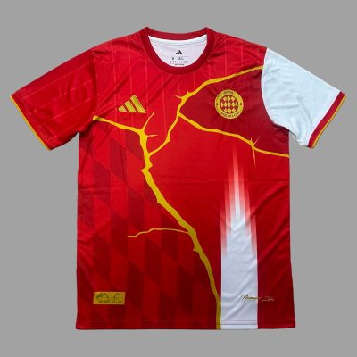 25/26 Bayern Munich Blues x Comma Edition Soccer Jersey
