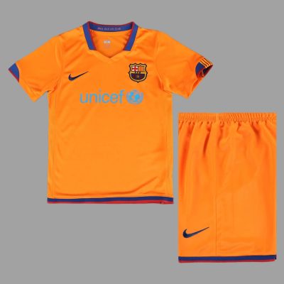 06/07 Barcelona Away Kids Retro Soccer Jersey Size 16-28