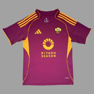 267/25/26 Roma Home Soccer Jersey