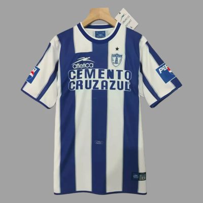 01/02 Pachuca Home Retro Soccer Jersey
