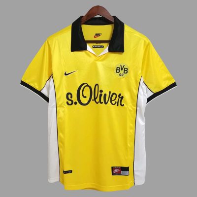 98/00 Dortmund Home Retro Soccer Jersey