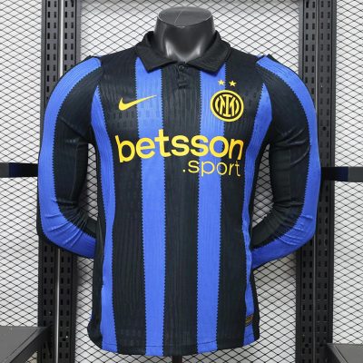 26/27 Inter Milan Long Sleeve Player Version Soccer Jersey