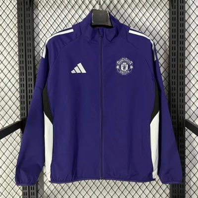 25/26 Manchester United Purple Windbreaker