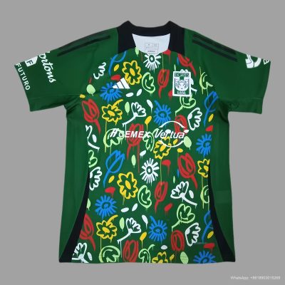 2024 Tigres Earth day green soccer jersey Size S-4XL