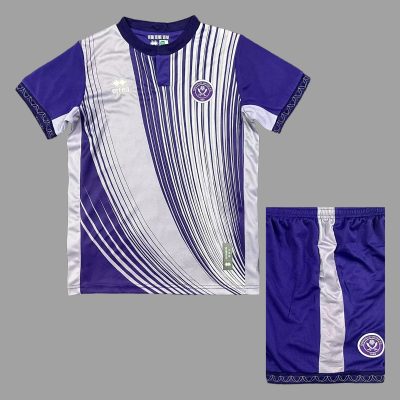 25/26 Sheffield United Third Kids Soccer Jersey Size 16-28