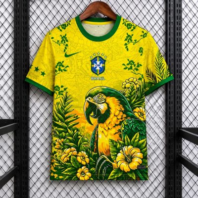 2026 Brazil Parrot Edition Soccer Jersey