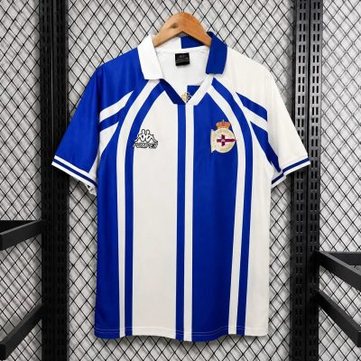 25/26 La Coruna Blue Retro Soccer Jersey