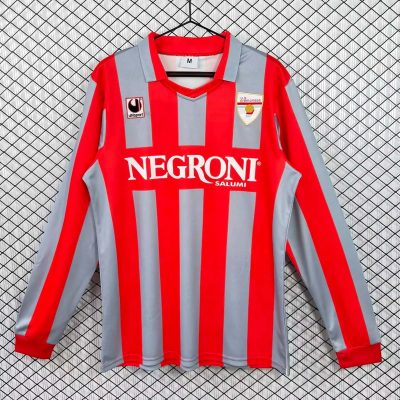 95/96 US Cremonese Home Long Sleeve Retro Soccer Jersey