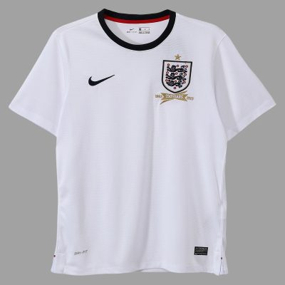 2013 England Home Retro Soccer Jersey