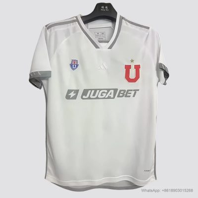 24/25 Universidad de Chile away white soccer jersey yupoo