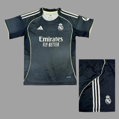25/26 Real Madrid Away Kids Soccer Jersey Size 16-28