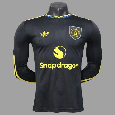 25/26 Manchester United Third Long Sleeve Player Version Soccer Jersey