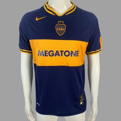06/07 Boca Juniors Home Retro Soccer Jersey