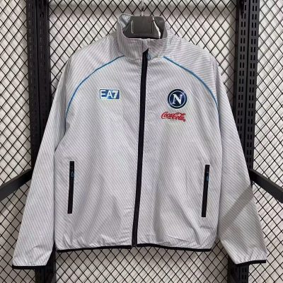 25/26 Napoli Gray White Windbreaker