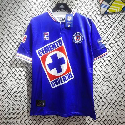 97/98 Cruz Azul Home Retro Soccer Jersey