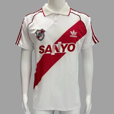 92/94 River Plate Home Retro Soccer Jersey