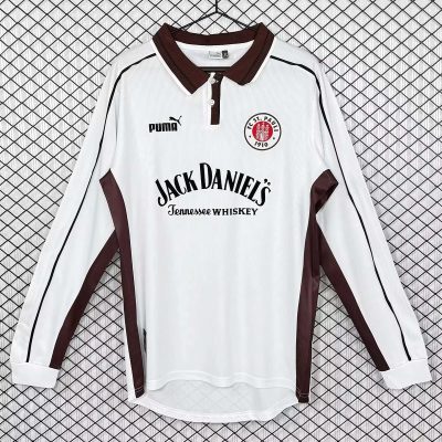 99/00 St. Pauli Home Long Sleeve Retro Soccer Jersey