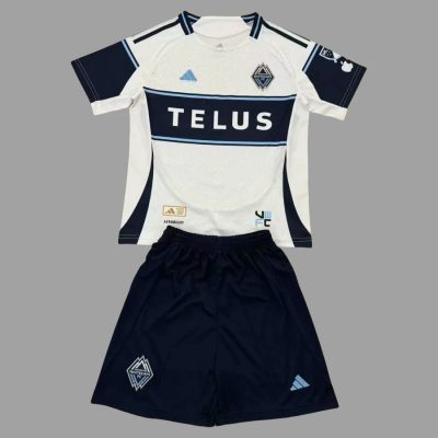 2025 Vancouver Whitecaps Home Kids Soccer Jersey Soccer Jersey Size 16-18