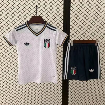 2026 Italy Away Kids Soccer Jersey Size 16-28
