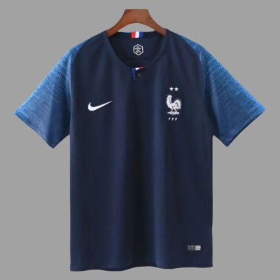 2018 France Home Retro Soccer Jersey