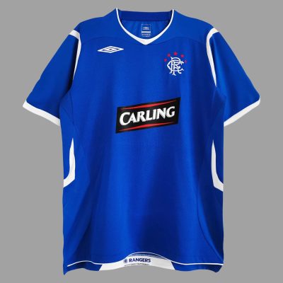 08/09 Rangers Home Retro Soccer Jersey