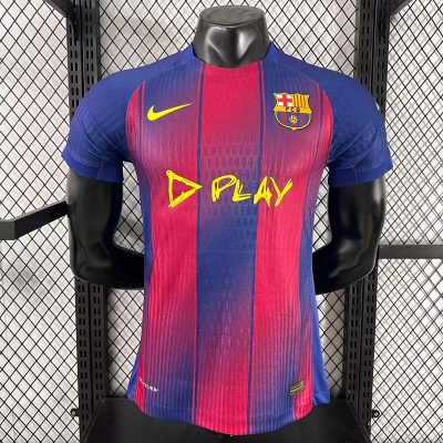 25/26 Barcelona x Ed Sheeran Home Player Version Soccer Jersey
