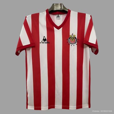 86/87 Chivas Home Retro Soccer Jersey