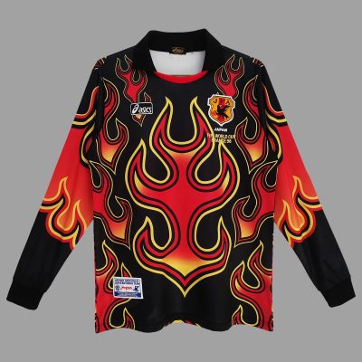 1998 Japan Goalkeeper Long Sleeve Retro Soccer Jersey