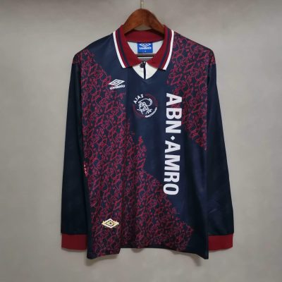 94-95 Ajax away royal blue long sleeve