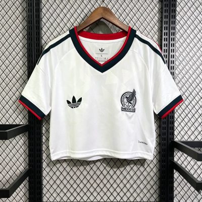 2026 Mexico Away Crop Soccer Jersey