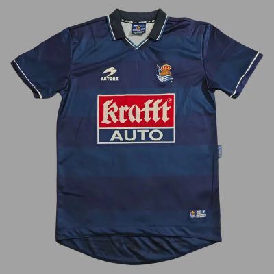 98/00 Real Sociedad Away Retro Soccer Jersey