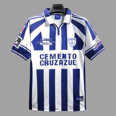 99/00 Pachuca Home Retro Soccer Jersey