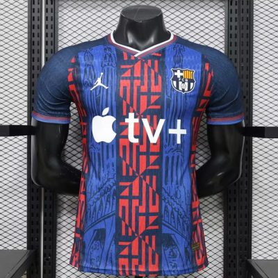 26/27 Barcelona x Apple TV Special Player Version Soccer Jersey