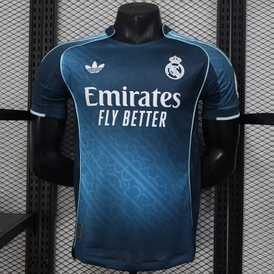 25/26 Real Madrid Blue Special Player Version Soccer Jersey
