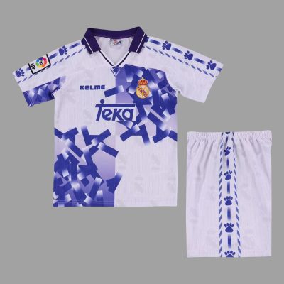96/97 Real Madrid Third Kids Retro Soccer Jersey Size 16-28
