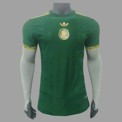 2025 Mexico Golden Cup Green Player Version Soccer Jersey