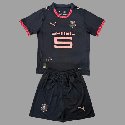 25/26 Stade Rennais Third Kids Soccer Jersey Size 16-28