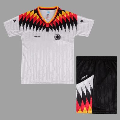1994 Germany Home Kids Retro Soccer Jersey Size 16-28