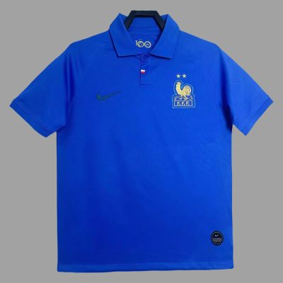 2019 France Centenary Retro Soccer Jersey