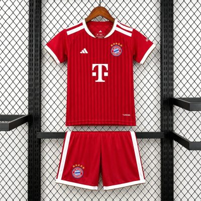 26/27 Bayern Munich Home Kids Soccer Jersey Size 16-28