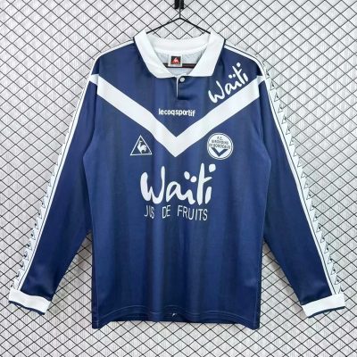96/97 Girondins Bordeaux Home Long Sleeve Retro Soccer Jersey