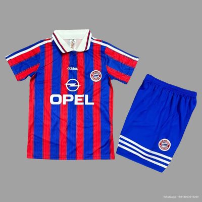 95/97 Bayern Home Kids Retro Soccer Jersey Size 16-28