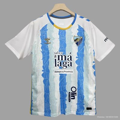 24/25 Malaga Home Soccer Jersey