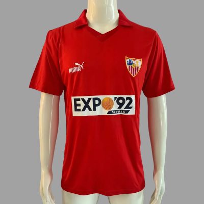 87/90 Sevilla Away Retro Soccer Jersey