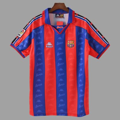95/97 Barcelona Home Retro Soccer Jersey