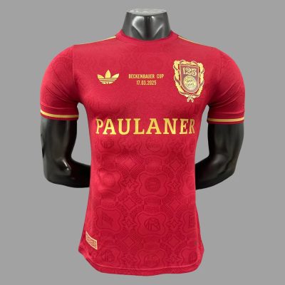 2025 Bayern Munich 125 Years Anniversary Beckenbauer Player Version Soccer Jersey